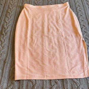 New Large Pink NY&C Sparkly Skirt